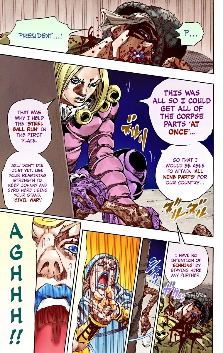 JoJo's Bizarre Adventure Part 7 - Steel Ball Run (Official Colored) Chapter 59 page 51 - Chapter 59: Gettysburg Dream
