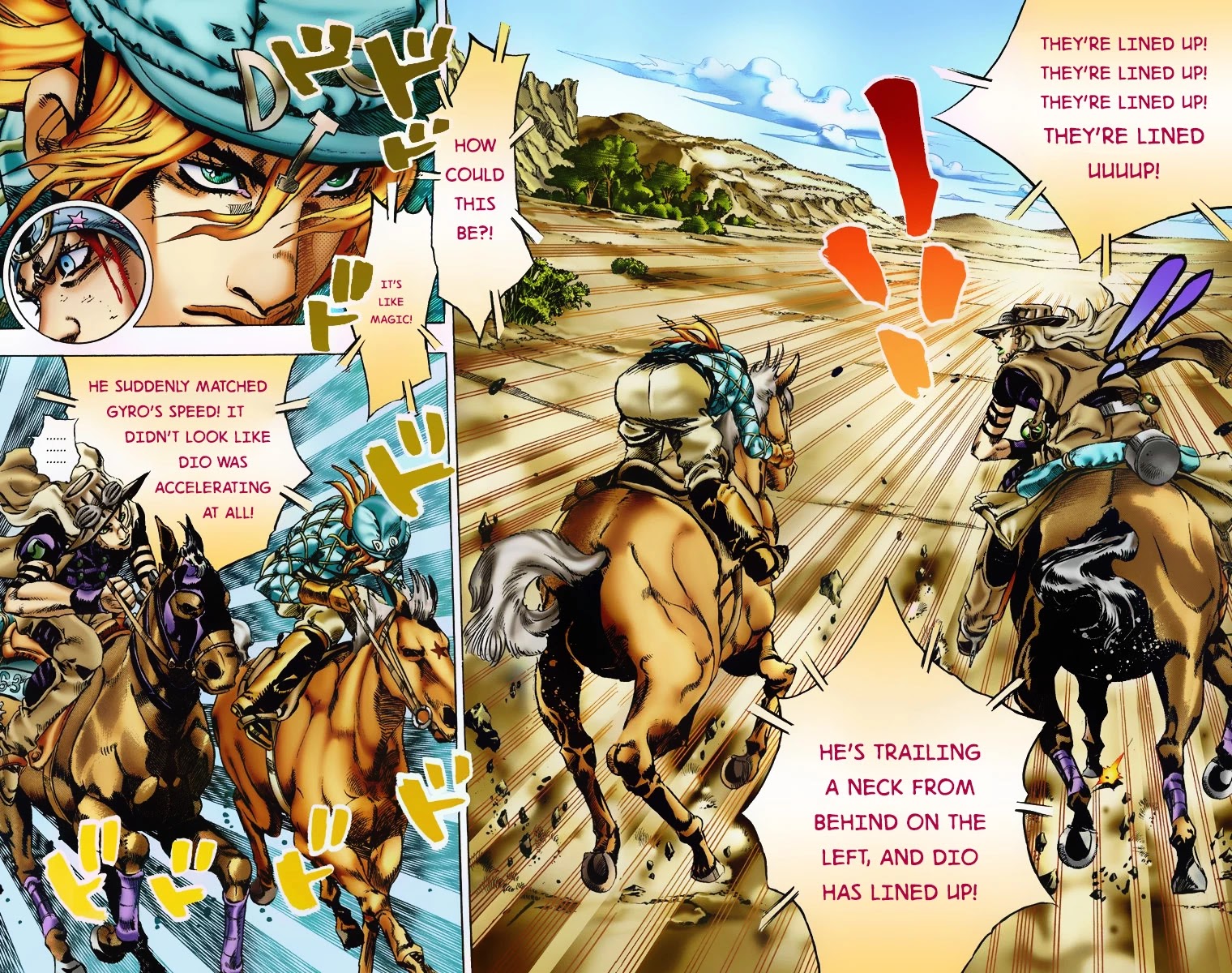 JoJo's Bizarre Adventure Part 7 - Steel Ball Run (Official Colored) Chapter 6 page 10 - Chapter 6: The Dried-up River - Diego Brando