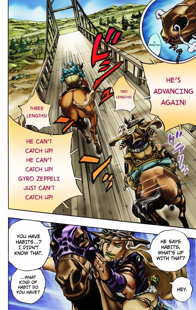 JoJo's Bizarre Adventure Part 7 - Steel Ball Run (Official Colored) Chapter 6 page 16 - Chapter 6: The Dried-up River - Diego Brando