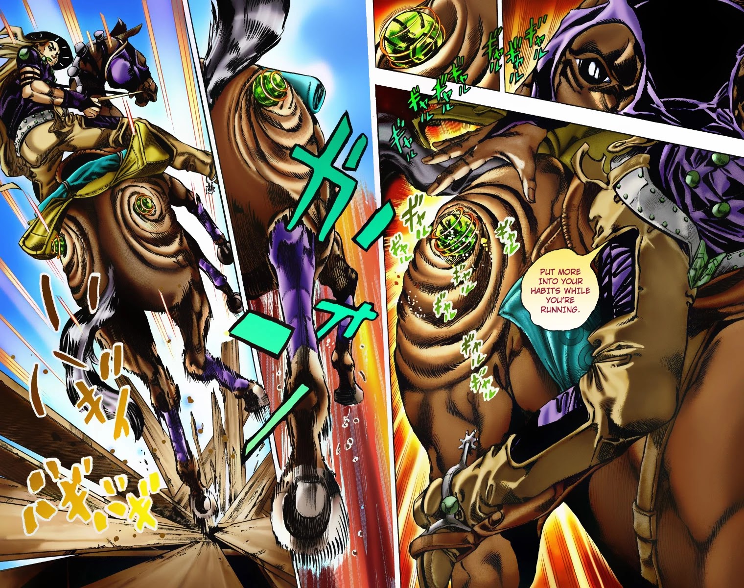 JoJo's Bizarre Adventure Part 7 - Steel Ball Run (Official Colored) Chapter 6 page 18 - Chapter 6: The Dried-up River - Diego Brando