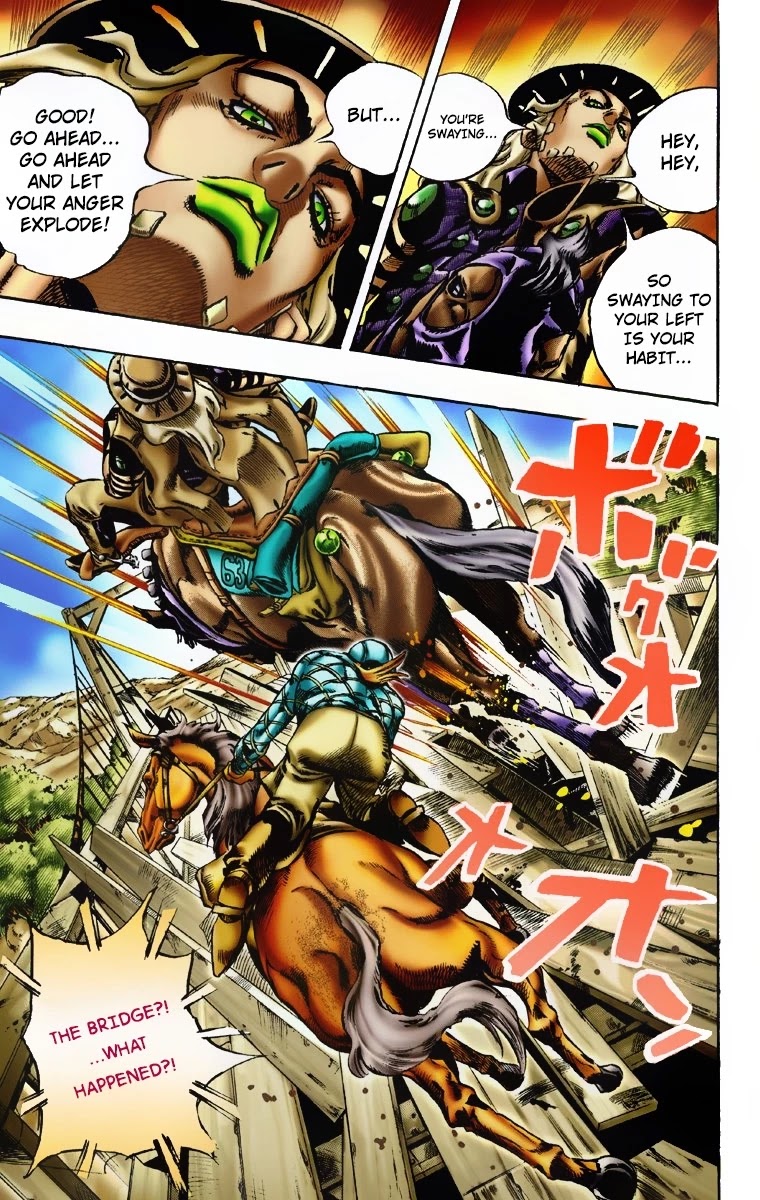 JoJo's Bizarre Adventure Part 7 - Steel Ball Run (Official Colored) Chapter 6 page 20 - Chapter 6: The Dried-up River - Diego Brando