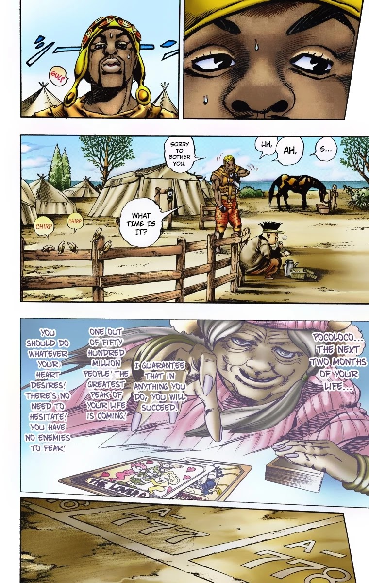JoJo's Bizarre Adventure Part 7 - Steel Ball Run (Official Colored) Chapter 6 page 24 - Chapter 6: The Dried-up River - Diego Brando