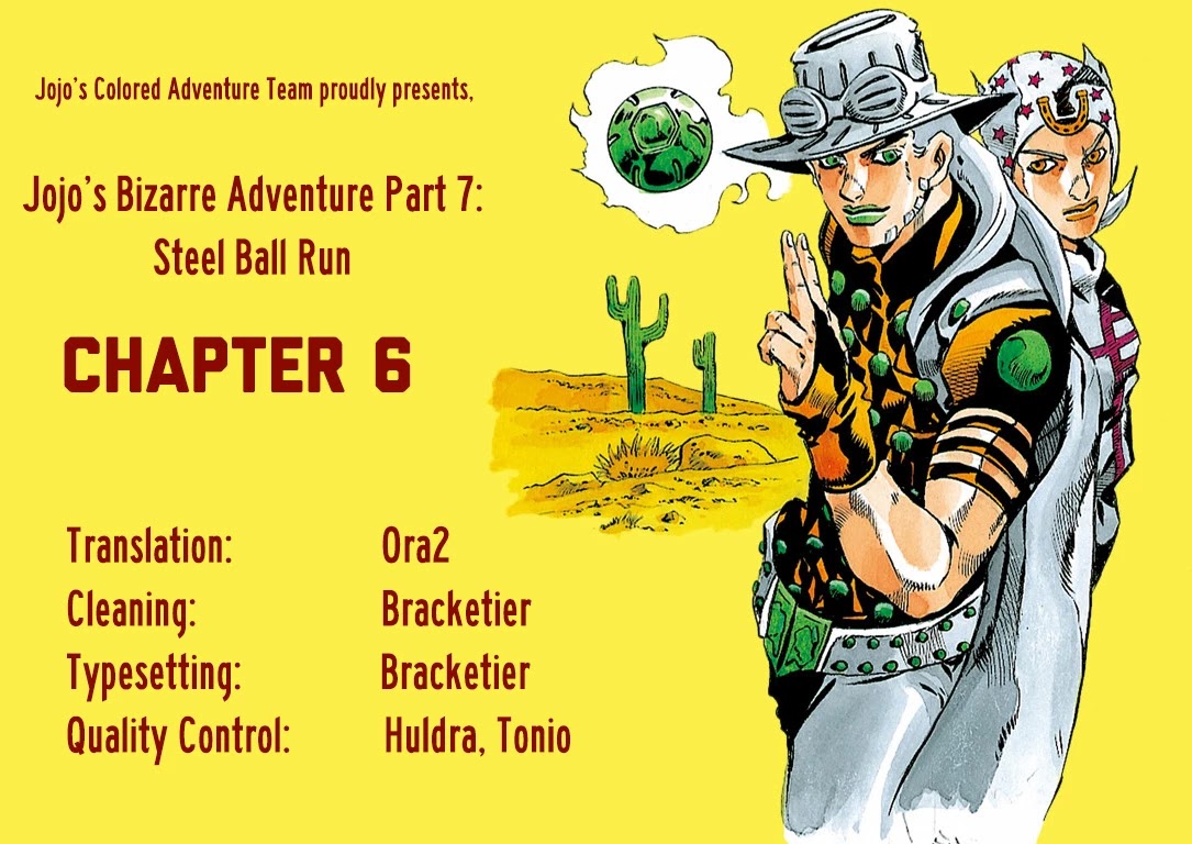 JoJo's Bizarre Adventure Part 7 - Steel Ball Run (Official Colored) Chapter 6 page 26 - Chapter 6: The Dried-up River - Diego Brando
