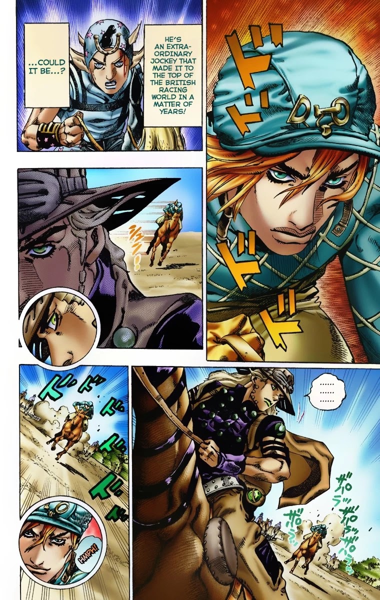 JoJo's Bizarre Adventure Part 7 - Steel Ball Run (Official Colored) Chapter 6 page 6 - Chapter 6: The Dried-up River - Diego Brando