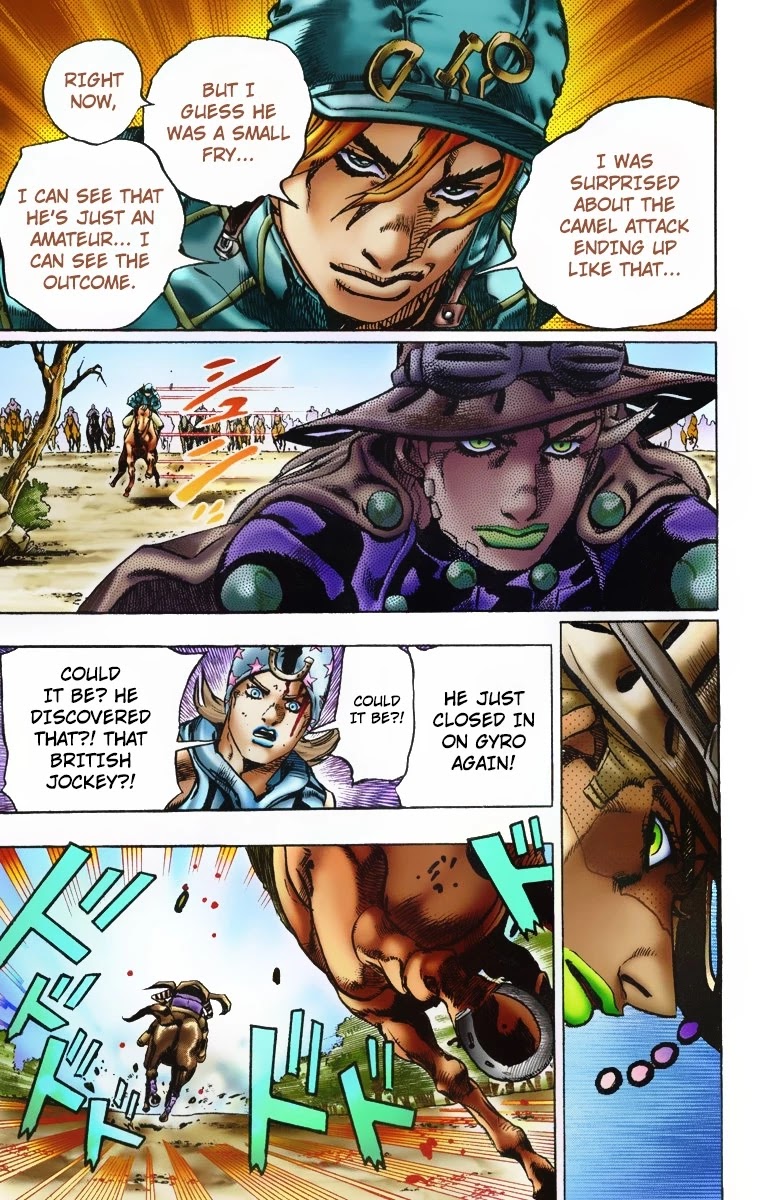 JoJo's Bizarre Adventure Part 7 - Steel Ball Run (Official Colored) Chapter 6 page 7 - Chapter 6: The Dried-up River - Diego Brando