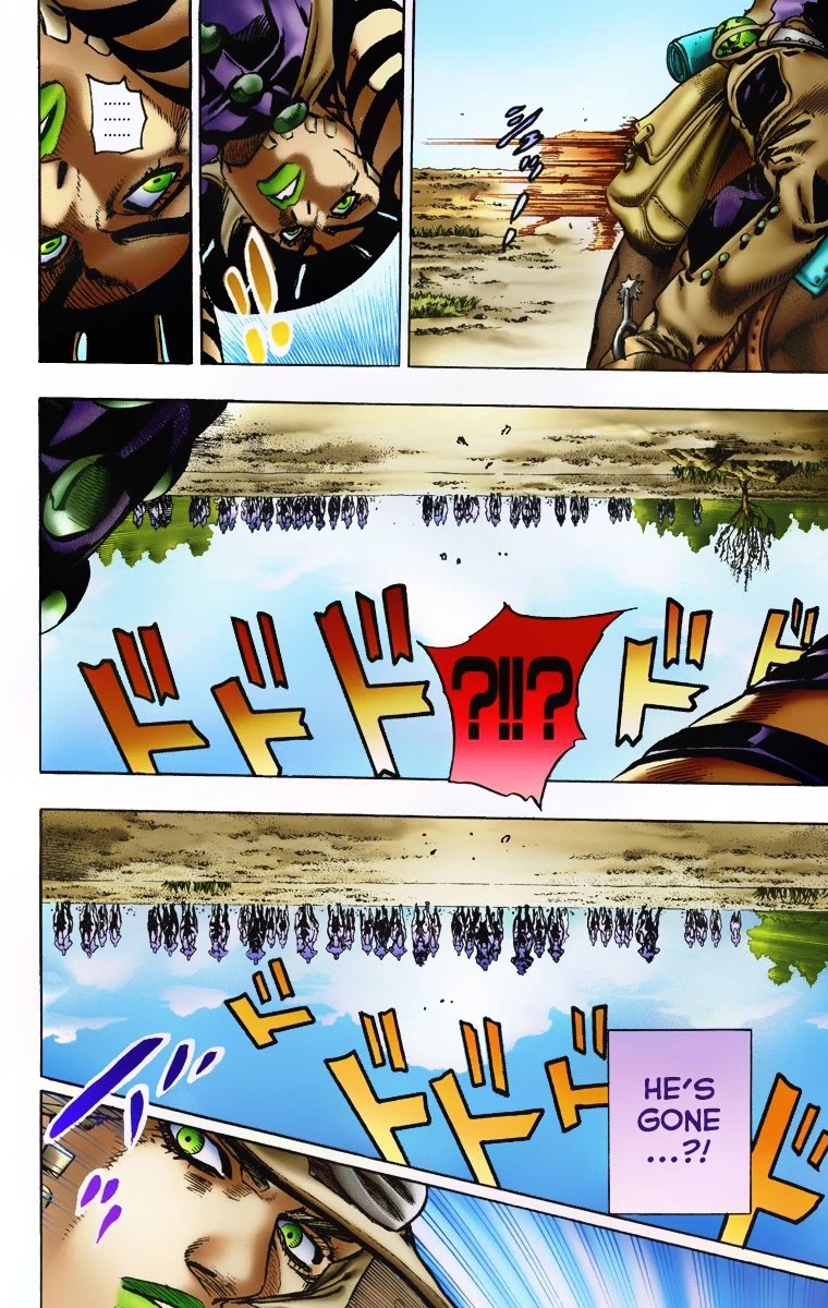 JoJo's Bizarre Adventure Part 7 - Steel Ball Run (Official Colored) Chapter 6 page 8 - Chapter 6: The Dried-up River - Diego Brando