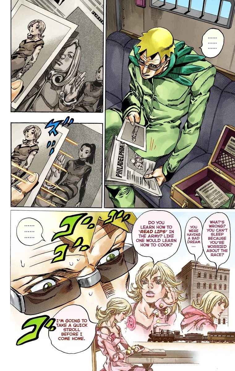 JoJo's Bizarre Adventure Part 7 - Steel Ball Run (Official Colored) Chapter 60 page 15 - Chapter 60: Both Sides Now Part 1