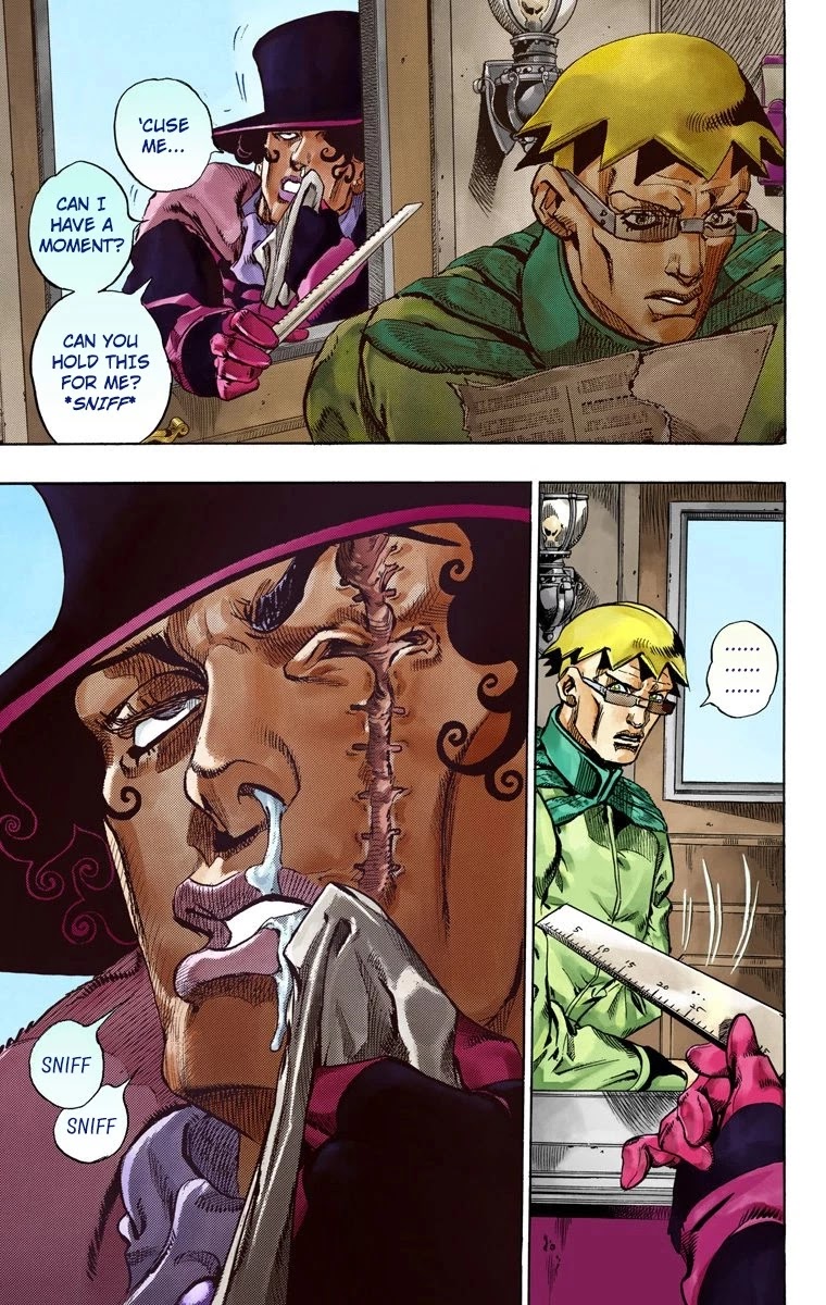 JoJo's Bizarre Adventure Part 7 - Steel Ball Run (Official Colored) Chapter 60 page 18 - Chapter 60: Both Sides Now Part 1