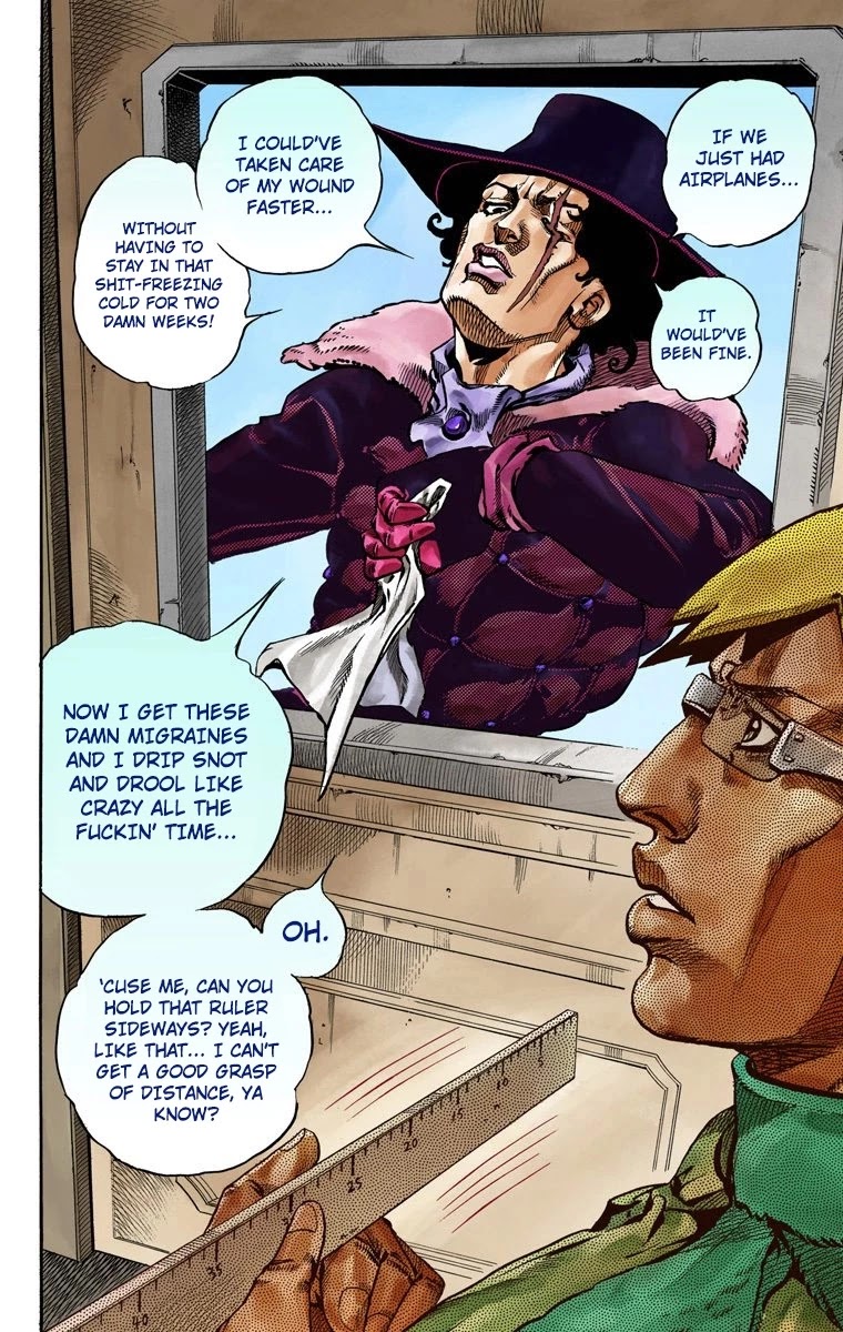 JoJo's Bizarre Adventure Part 7 - Steel Ball Run (Official Colored) Chapter 60 page 19 - Chapter 60: Both Sides Now Part 1