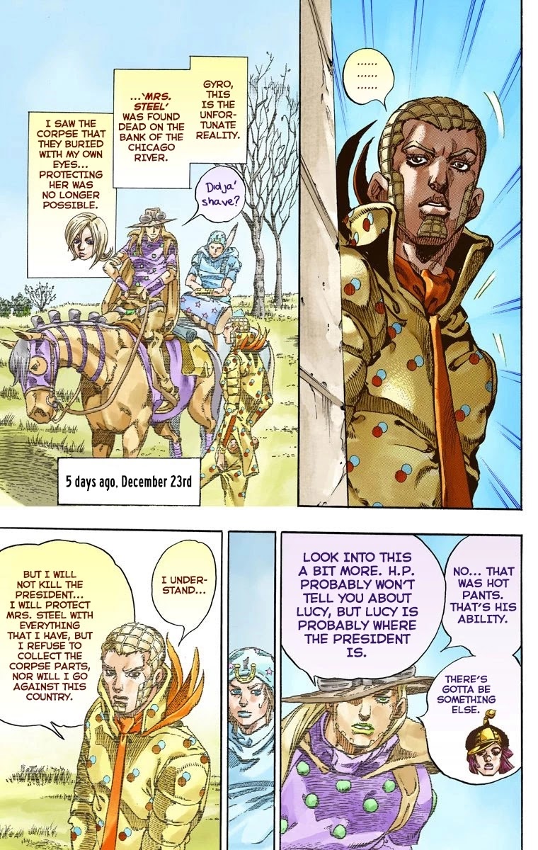 JoJo's Bizarre Adventure Part 7 - Steel Ball Run (Official Colored) Chapter 60 page 22 - Chapter 60: Both Sides Now Part 1