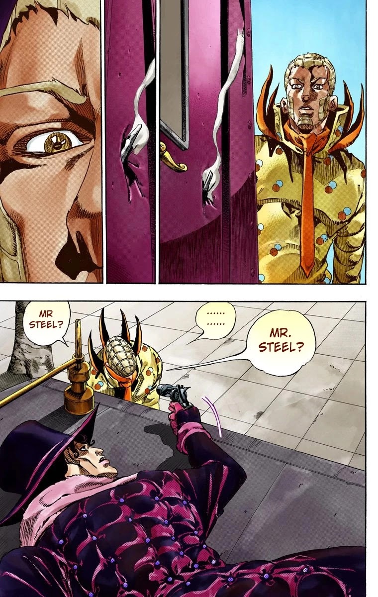 JoJo's Bizarre Adventure Part 7 - Steel Ball Run (Official Colored) Chapter 60 page 24 - Chapter 60: Both Sides Now Part 1