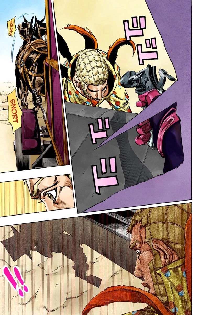 JoJo's Bizarre Adventure Part 7 - Steel Ball Run (Official Colored) Chapter 60 page 26 - Chapter 60: Both Sides Now Part 1
