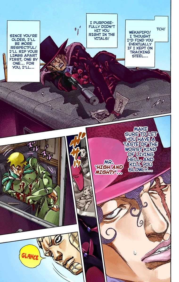 JoJo's Bizarre Adventure Part 7 - Steel Ball Run (Official Colored) Chapter 60 page 29 - Chapter 60: Both Sides Now Part 1