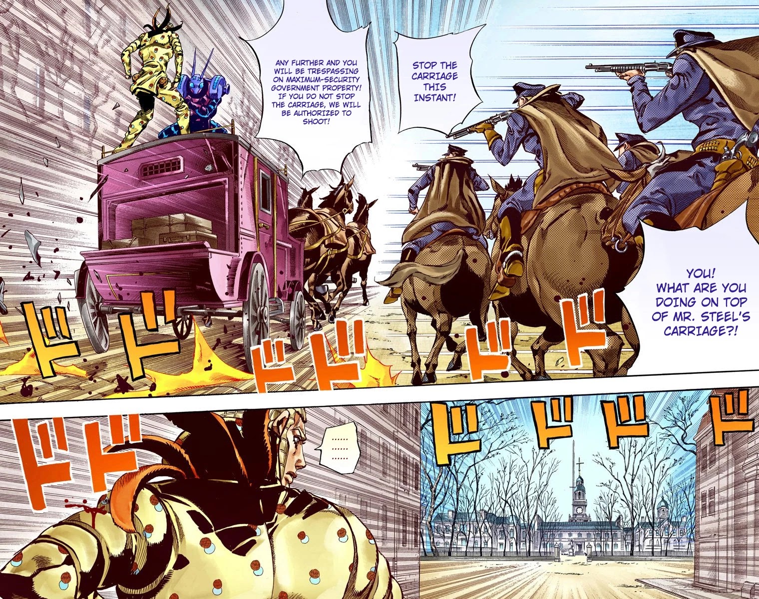 JoJo's Bizarre Adventure Part 7 - Steel Ball Run (Official Colored) Chapter 60 page 36 - Chapter 60: Both Sides Now Part 1