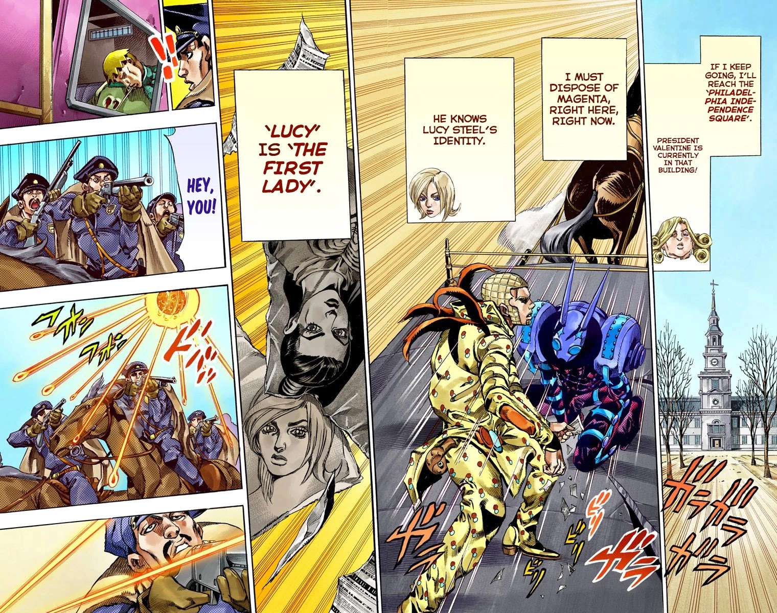 JoJo's Bizarre Adventure Part 7 - Steel Ball Run (Official Colored) Chapter 60 page 37 - Chapter 60: Both Sides Now Part 1