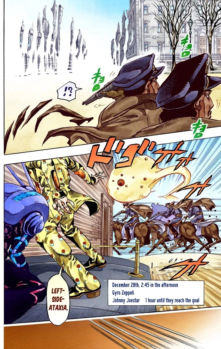 JoJo's Bizarre Adventure Part 7 - Steel Ball Run (Official Colored) Chapter 60 page 38 - Chapter 60: Both Sides Now Part 1