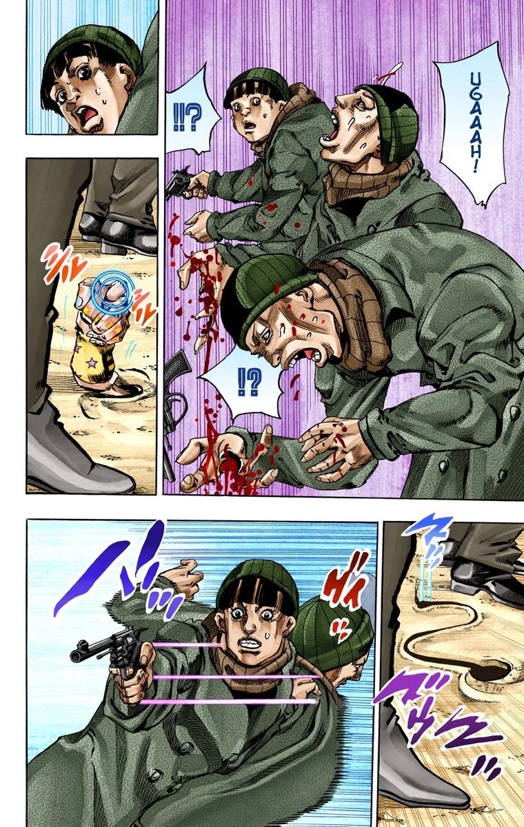 JoJo's Bizarre Adventure Part 7 - Steel Ball Run (Official Colored) Chapter 60 page 8 - Chapter 60: Both Sides Now Part 1