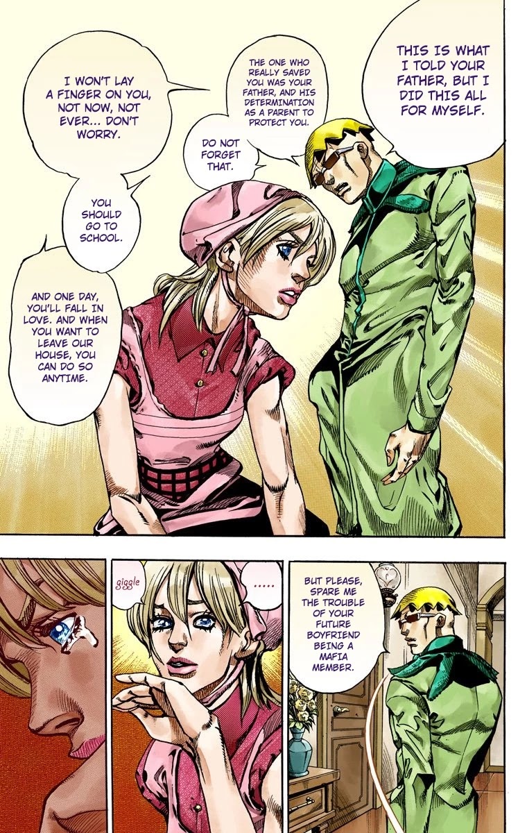 JoJo's Bizarre Adventure Part 7 - Steel Ball Run (Official Colored) Chapter 61 page 10 - Chapter 61: Both Sides Now Part 2