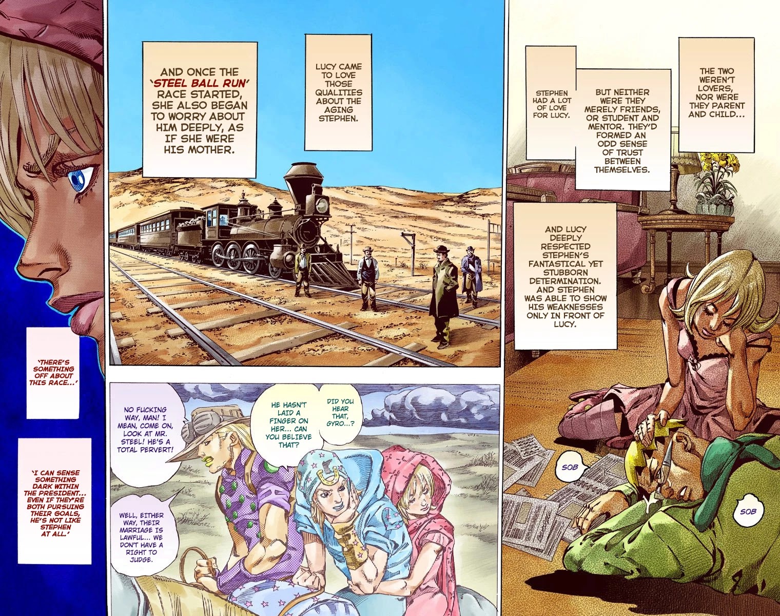 JoJo's Bizarre Adventure Part 7 - Steel Ball Run (Official Colored) Chapter 61 page 11 - Chapter 61: Both Sides Now Part 2