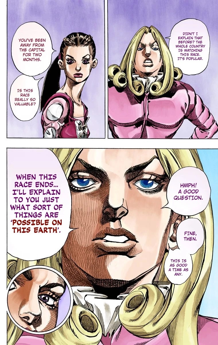 JoJo's Bizarre Adventure Part 7 - Steel Ball Run (Official Colored) Chapter 61 page 21 - Chapter 61: Both Sides Now Part 2