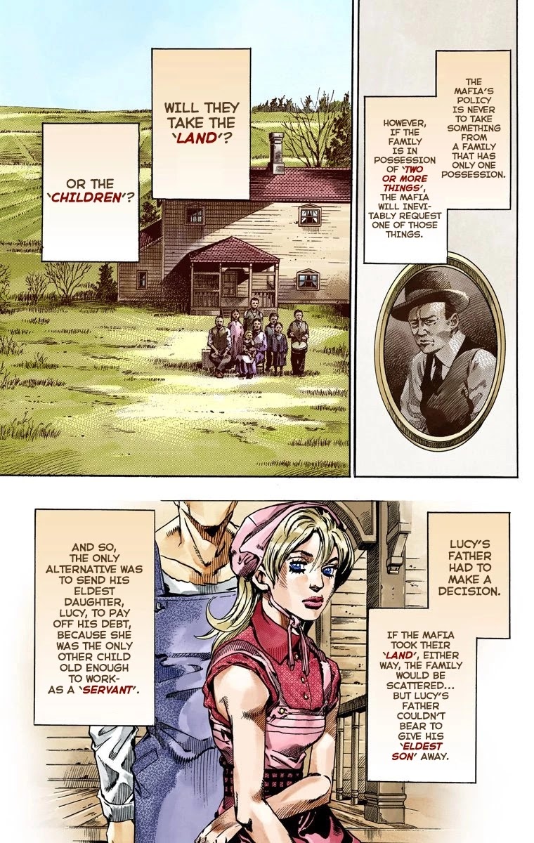 JoJo's Bizarre Adventure Part 7 - Steel Ball Run (Official Colored) Chapter 61 page 4 - Chapter 61: Both Sides Now Part 2