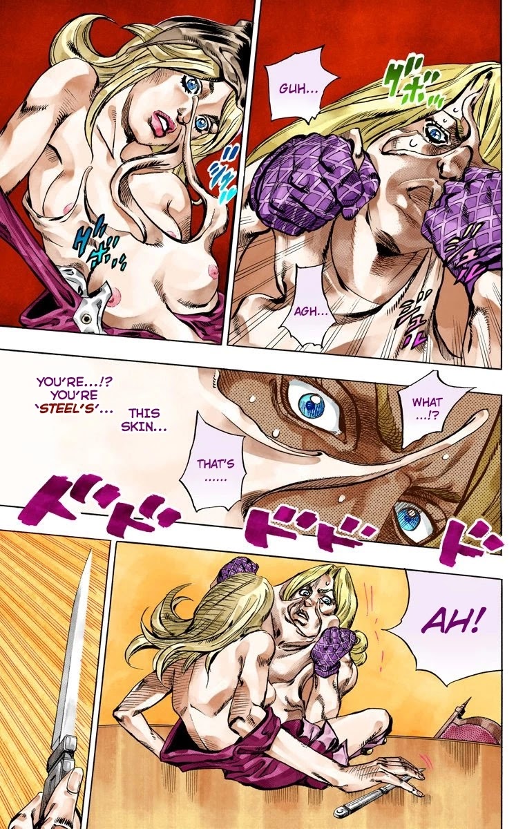 JoJo's Bizarre Adventure Part 7 - Steel Ball Run (Official Colored) Chapter 61 page 41 - Chapter 61: Both Sides Now Part 2