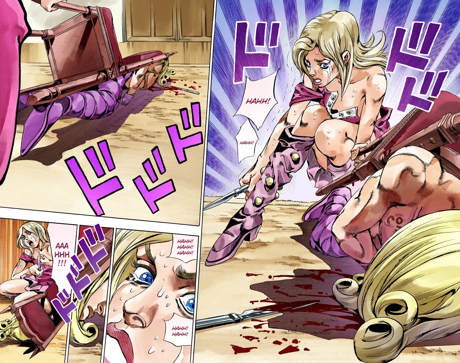 JoJo's Bizarre Adventure Part 7 - Steel Ball Run (Official Colored) Chapter 61 page 51 - Chapter 61: Both Sides Now Part 2