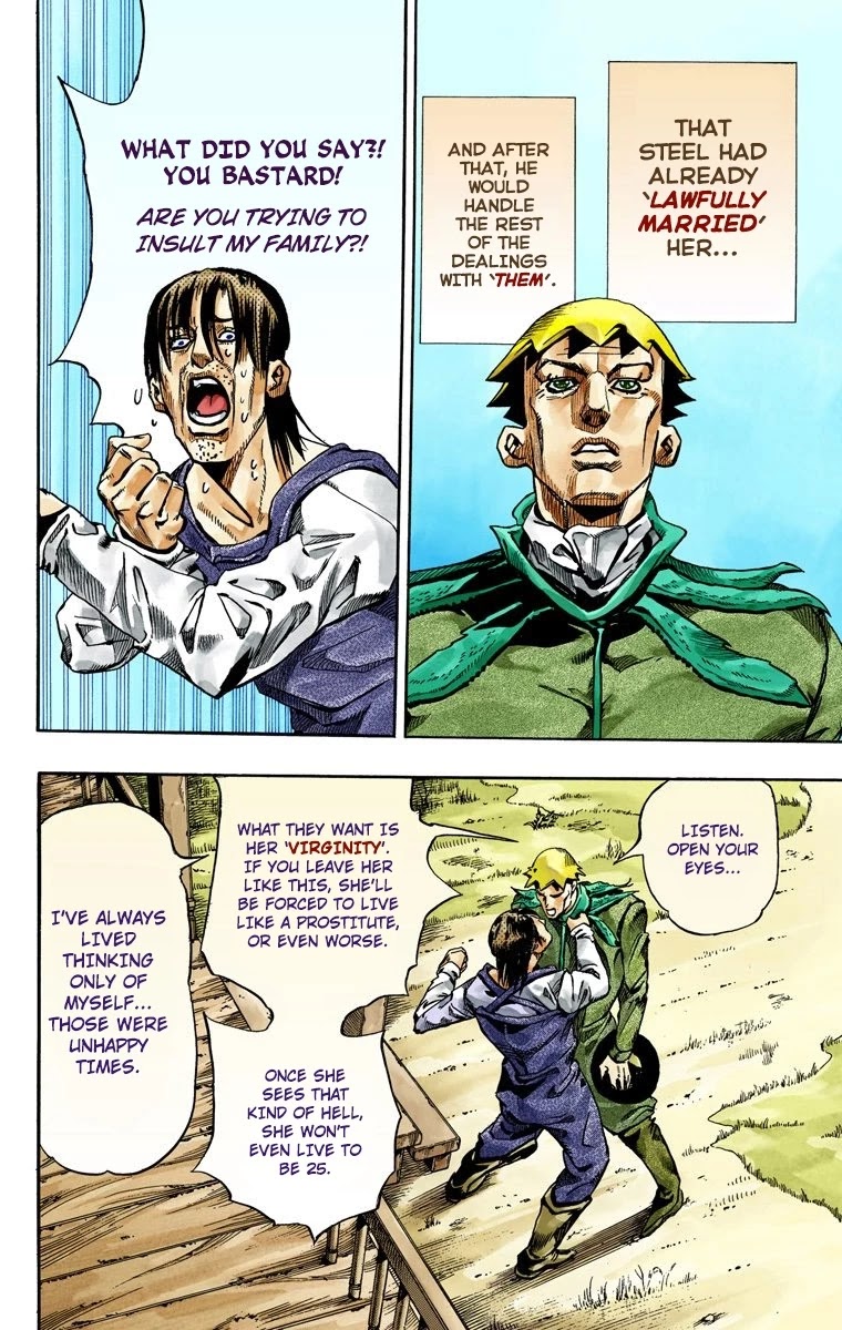 JoJo's Bizarre Adventure Part 7 - Steel Ball Run (Official Colored) Chapter 61 page 7 - Chapter 61: Both Sides Now Part 2