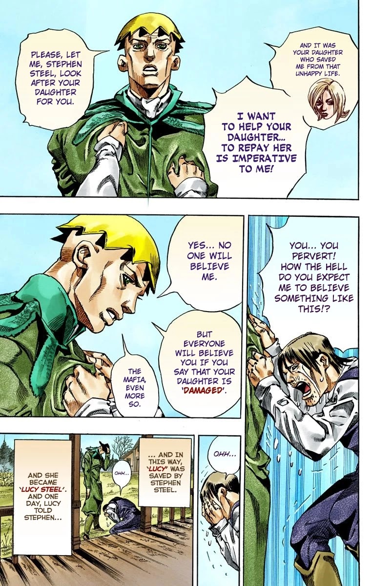 JoJo's Bizarre Adventure Part 7 - Steel Ball Run (Official Colored) Chapter 61 page 8 - Chapter 61: Both Sides Now Part 2