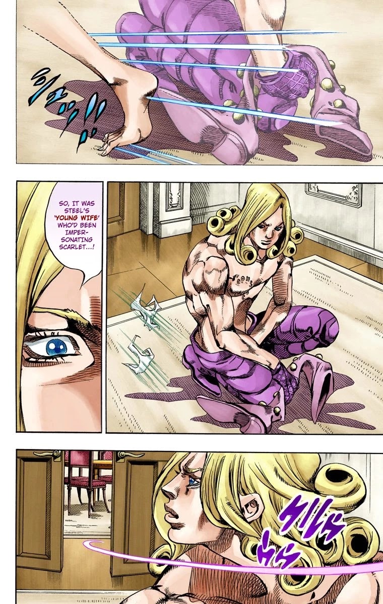 JoJo's Bizarre Adventure Part 7 - Steel Ball Run (Official Colored) Chapter 62 page 12 - Chapter 62: Dirty Deeds Done Dirt Cheap