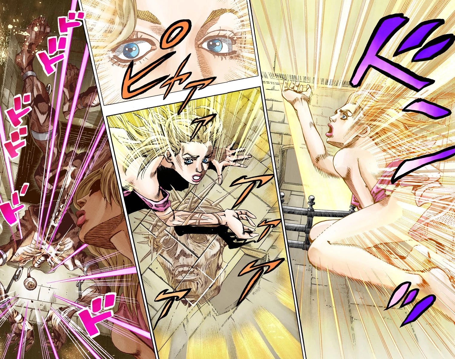 JoJo's Bizarre Adventure Part 7 - Steel Ball Run (Official Colored) Chapter 62 page 19 - Chapter 62: Dirty Deeds Done Dirt Cheap