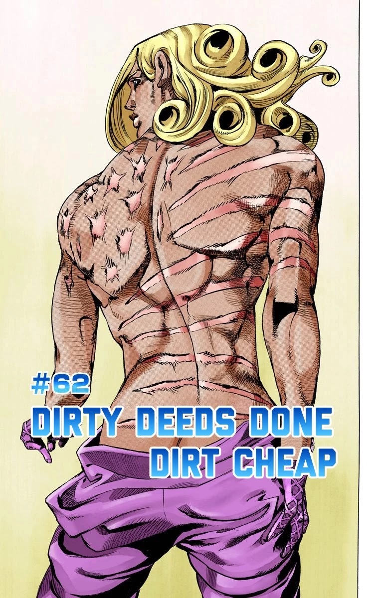 JoJo's Bizarre Adventure Part 7 - Steel Ball Run (Official Colored) Chapter 62 page 2 - Chapter 62: Dirty Deeds Done Dirt Cheap