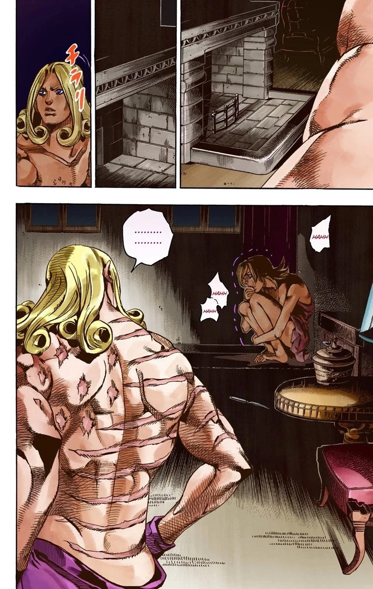 JoJo's Bizarre Adventure Part 7 - Steel Ball Run (Official Colored) Chapter 62 page 23 - Chapter 62: Dirty Deeds Done Dirt Cheap