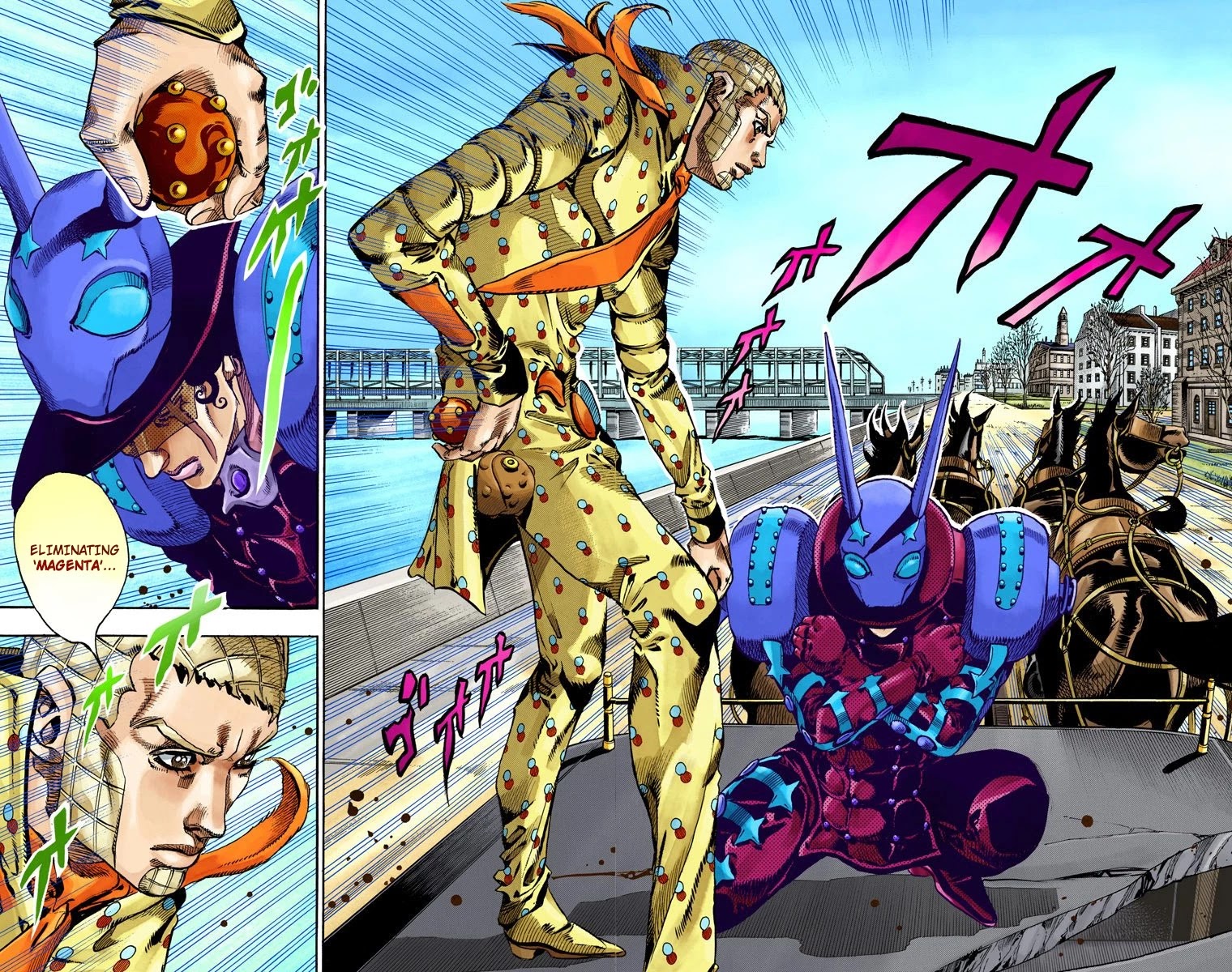 JoJo's Bizarre Adventure Part 7 - Steel Ball Run (Official Colored) Chapter 62 page 32 - Chapter 62: Dirty Deeds Done Dirt Cheap