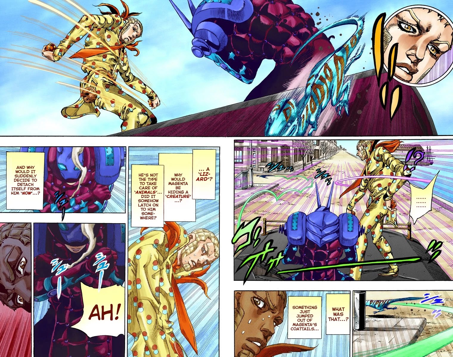 JoJo's Bizarre Adventure Part 7 - Steel Ball Run (Official Colored) Chapter 62 page 35 - Chapter 62: Dirty Deeds Done Dirt Cheap