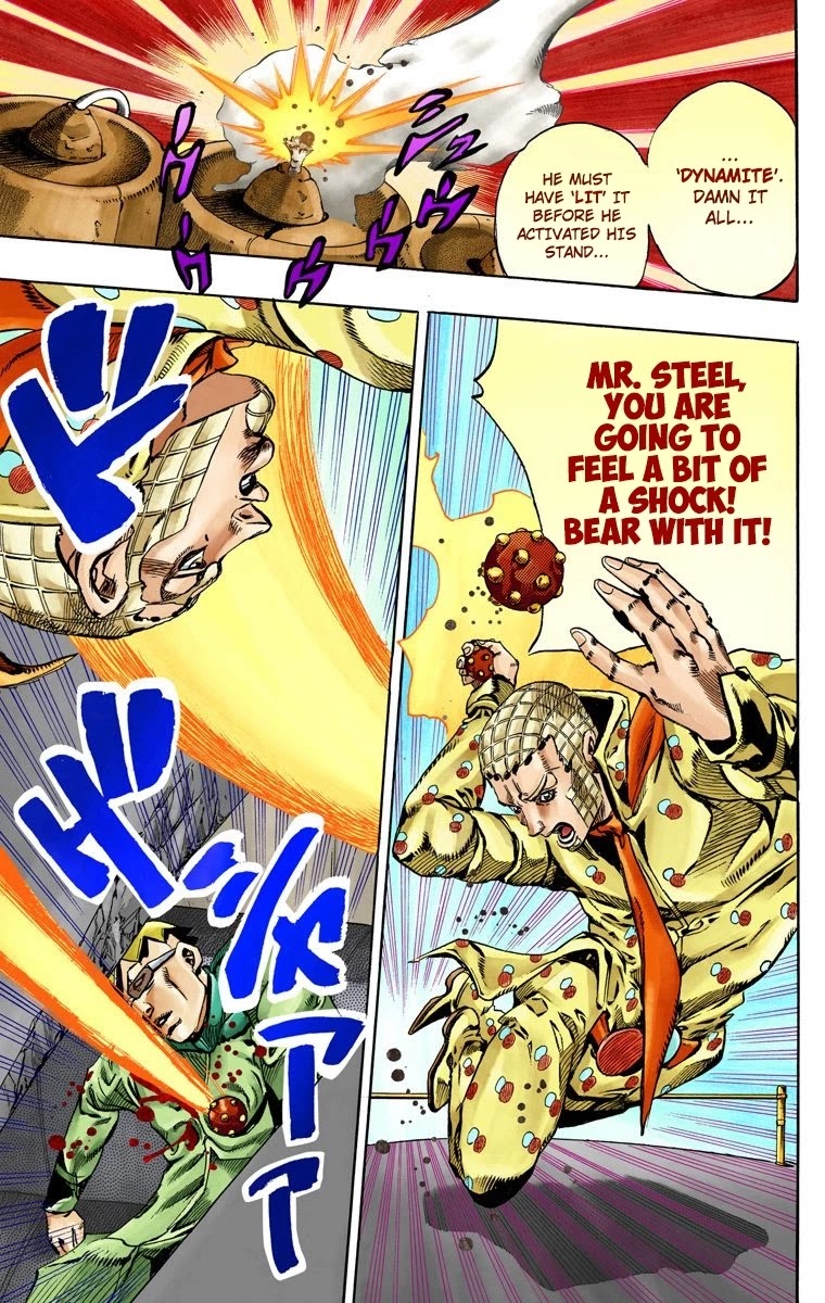 JoJo's Bizarre Adventure Part 7 - Steel Ball Run (Official Colored) Chapter 62 page 37 - Chapter 62: Dirty Deeds Done Dirt Cheap
