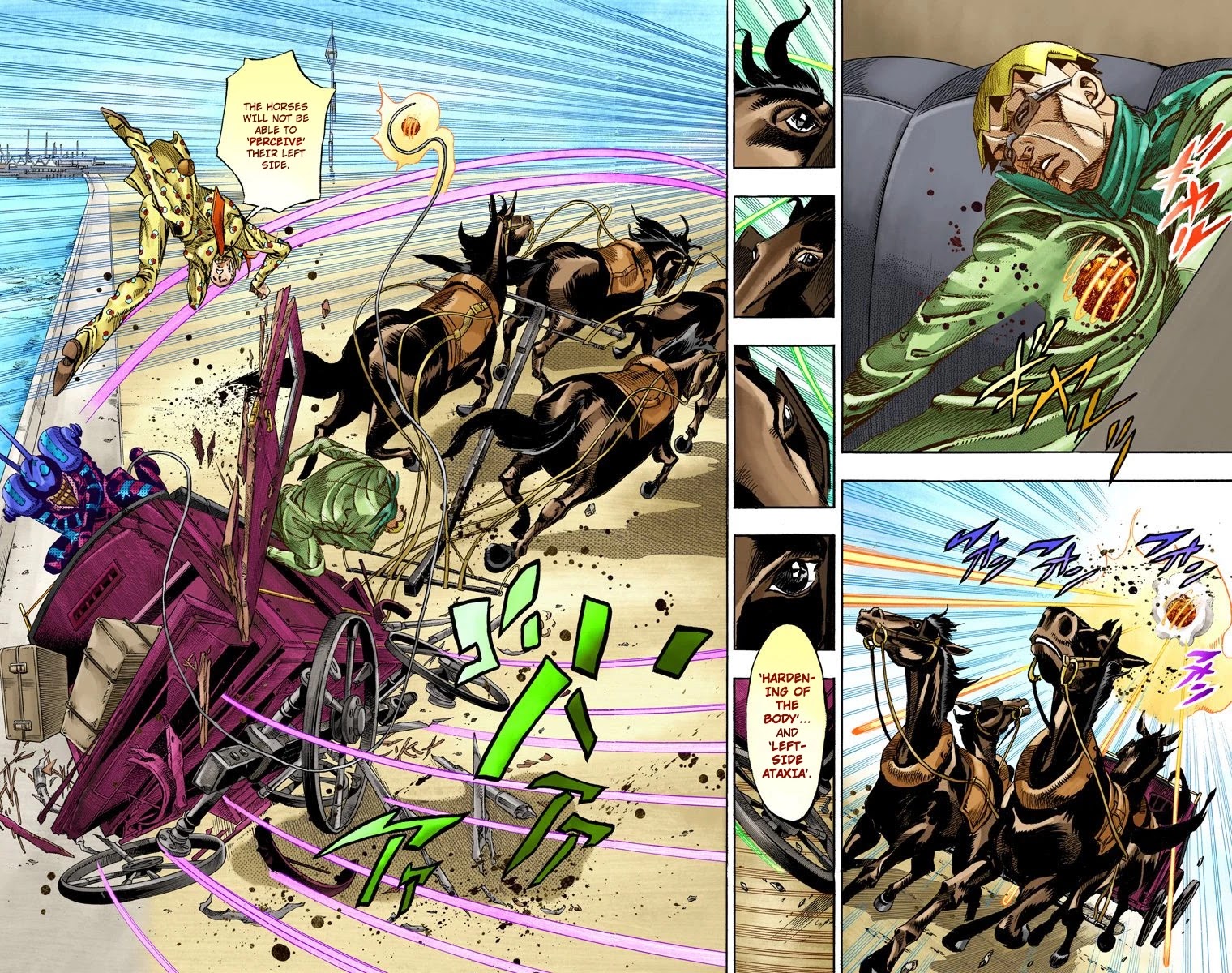 JoJo's Bizarre Adventure Part 7 - Steel Ball Run (Official Colored) Chapter 62 page 38 - Chapter 62: Dirty Deeds Done Dirt Cheap