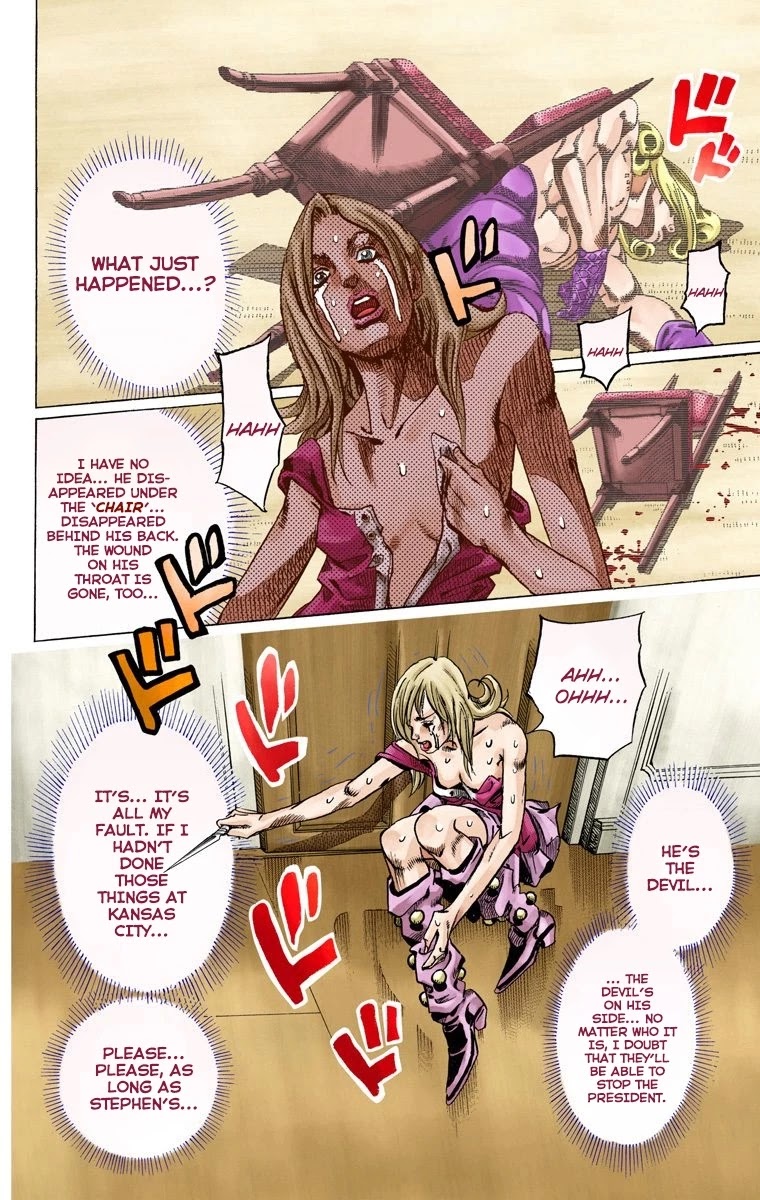 JoJo's Bizarre Adventure Part 7 - Steel Ball Run (Official Colored) Chapter 62 page 4 - Chapter 62: Dirty Deeds Done Dirt Cheap