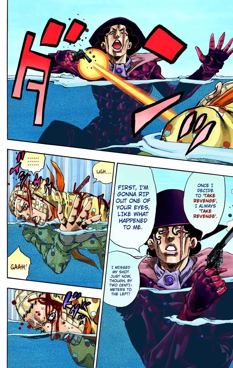 JoJo's Bizarre Adventure Part 7 - Steel Ball Run (Official Colored) Chapter 62 page 43 - Chapter 62: Dirty Deeds Done Dirt Cheap