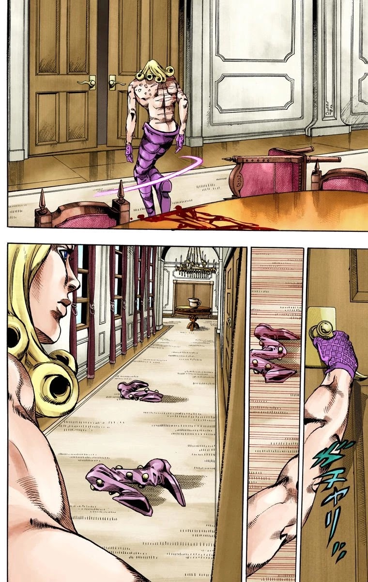 JoJo's Bizarre Adventure Part 7 - Steel Ball Run (Official Colored) Chapter 62 page 8 - Chapter 62: Dirty Deeds Done Dirt Cheap