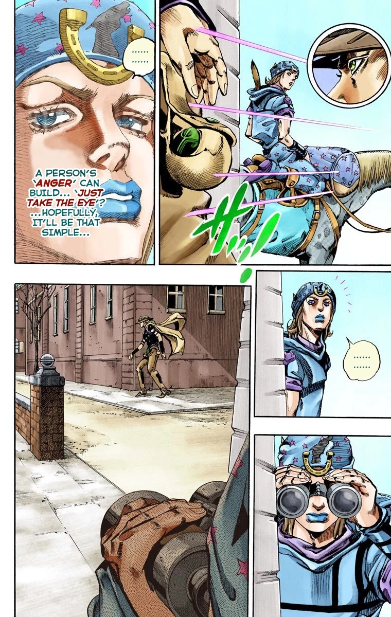 JoJo's Bizarre Adventure Part 7 - Steel Ball Run (Official Colored) Chapter 64 page 18 - Chapter 64: Chocolate Disco Part 1