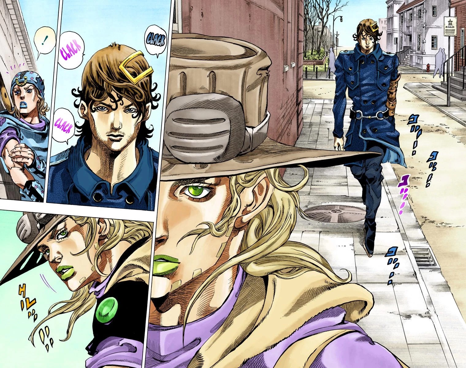 JoJo's Bizarre Adventure Part 7 - Steel Ball Run (Official Colored) Chapter 64 page 20 - Chapter 64: Chocolate Disco Part 1