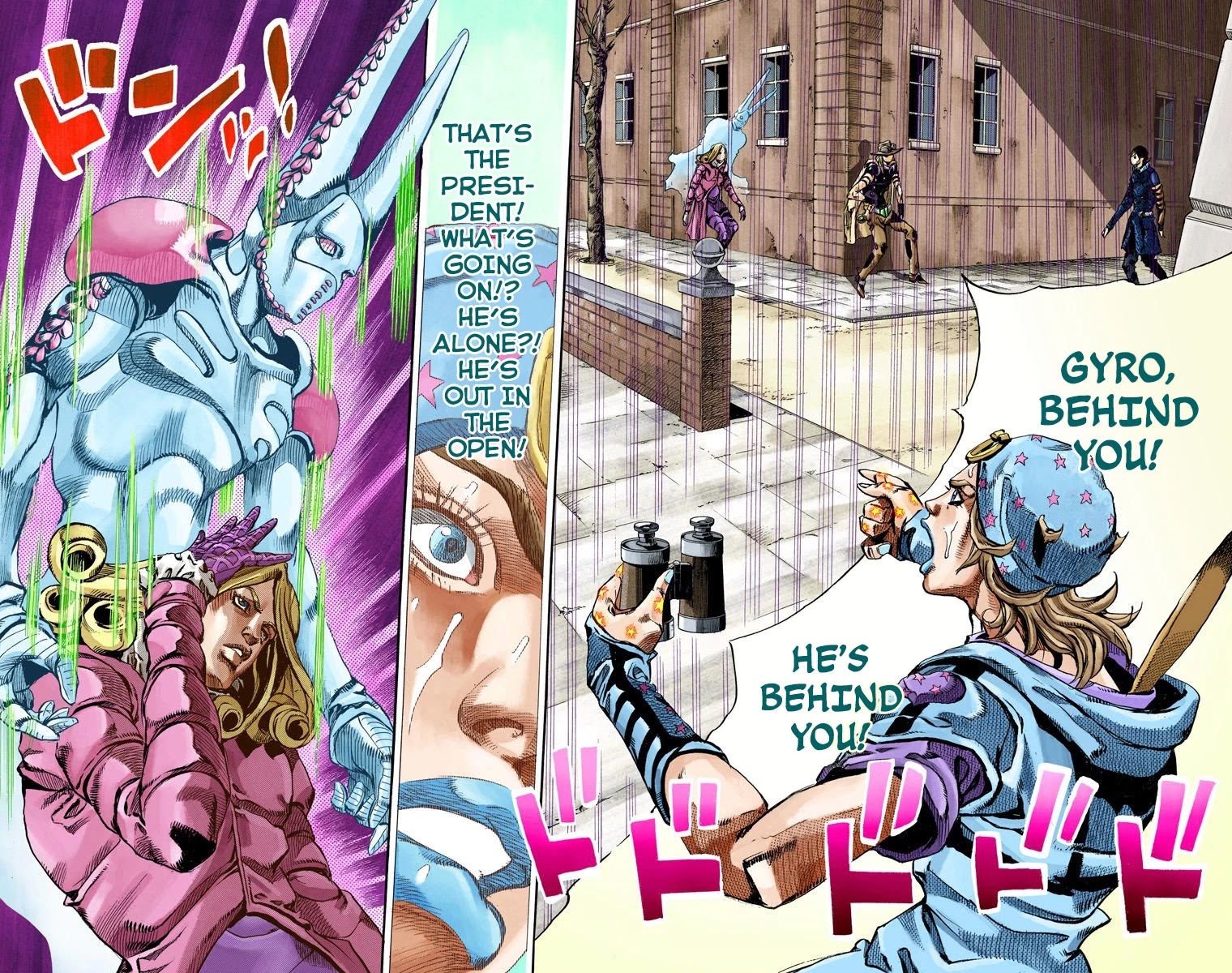 JoJo's Bizarre Adventure Part 7 - Steel Ball Run (Official Colored) Chapter 64 page 23 - Chapter 64: Chocolate Disco Part 1