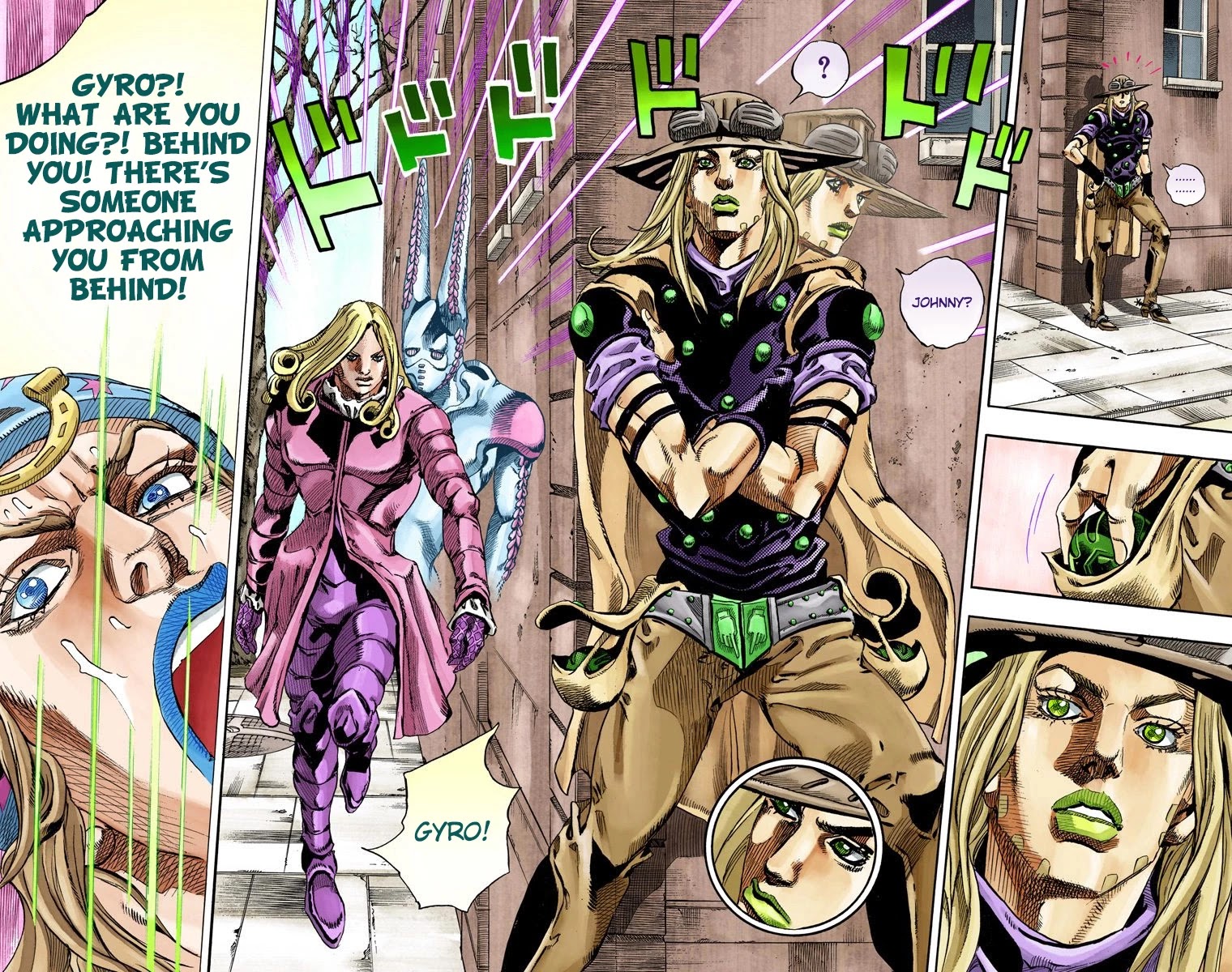 JoJo's Bizarre Adventure Part 7 - Steel Ball Run (Official Colored) Chapter 64 page 24 - Chapter 64: Chocolate Disco Part 1