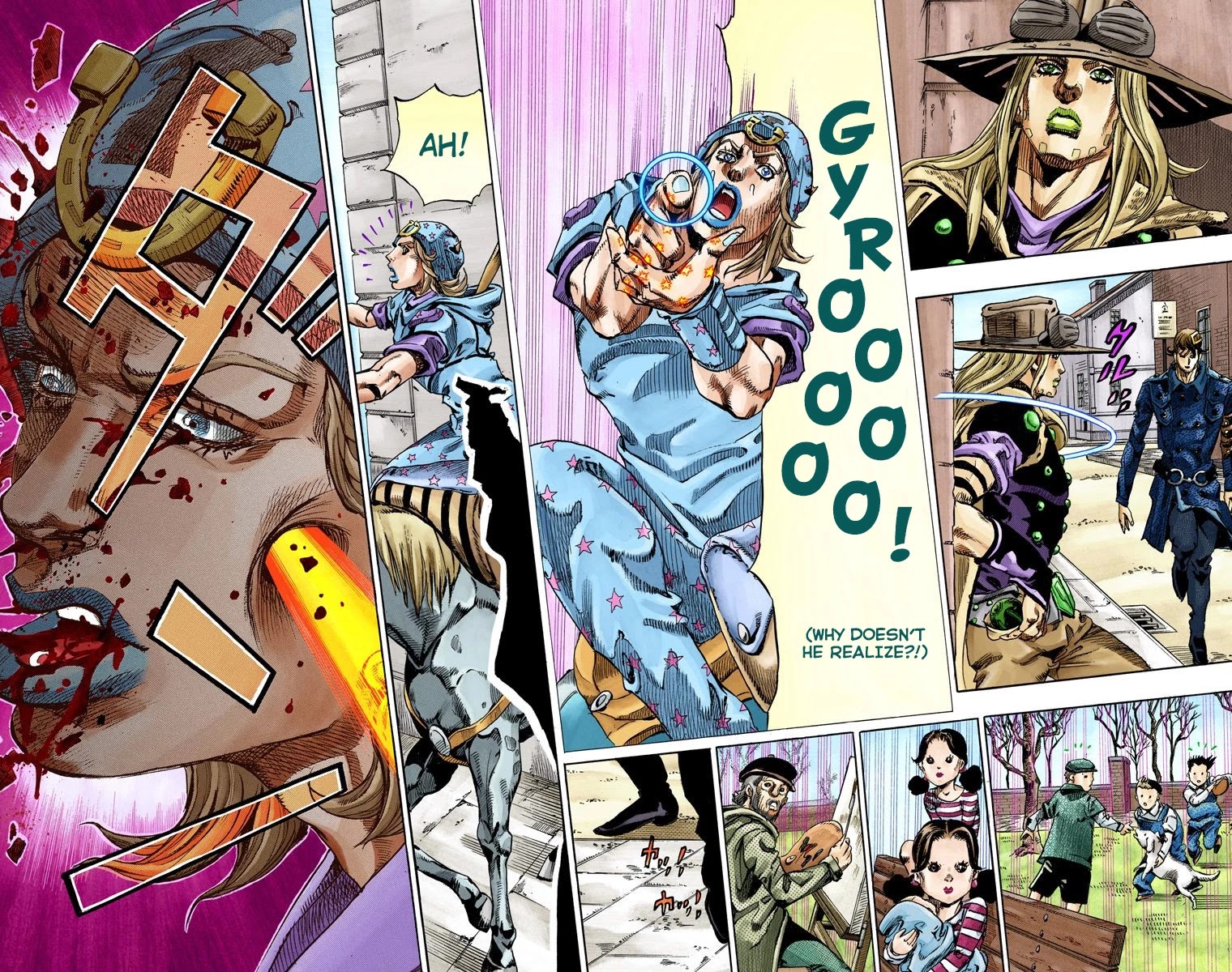 JoJo's Bizarre Adventure Part 7 - Steel Ball Run (Official Colored) Chapter 64 page 25 - Chapter 64: Chocolate Disco Part 1