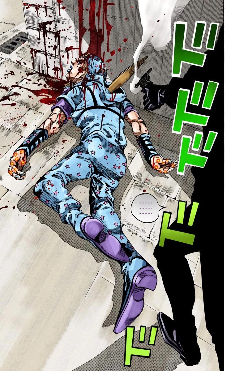 JoJo's Bizarre Adventure Part 7 - Steel Ball Run (Official Colored) Chapter 64 page 27 - Chapter 64: Chocolate Disco Part 1