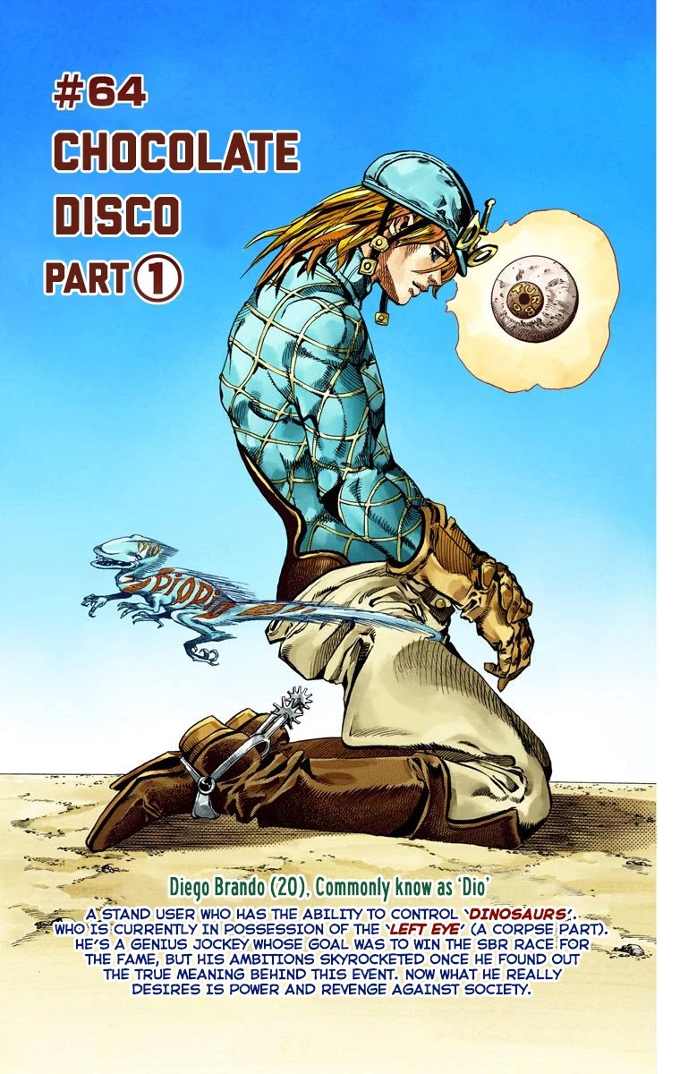 JoJo's Bizarre Adventure Part 7 - Steel Ball Run (Official Colored) Chapter 64 page 3 - Chapter 64: Chocolate Disco Part 1