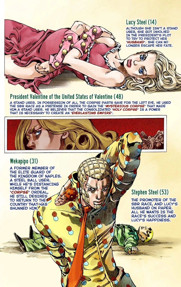 JoJo's Bizarre Adventure Part 7 - Steel Ball Run (Official Colored) Chapter 64 page 4 - Chapter 64: Chocolate Disco Part 1