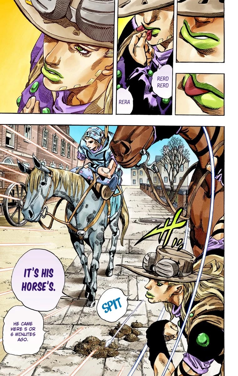 JoJo's Bizarre Adventure Part 7 - Steel Ball Run (Official Colored) Chapter 64 page 7 - Chapter 64: Chocolate Disco Part 1
