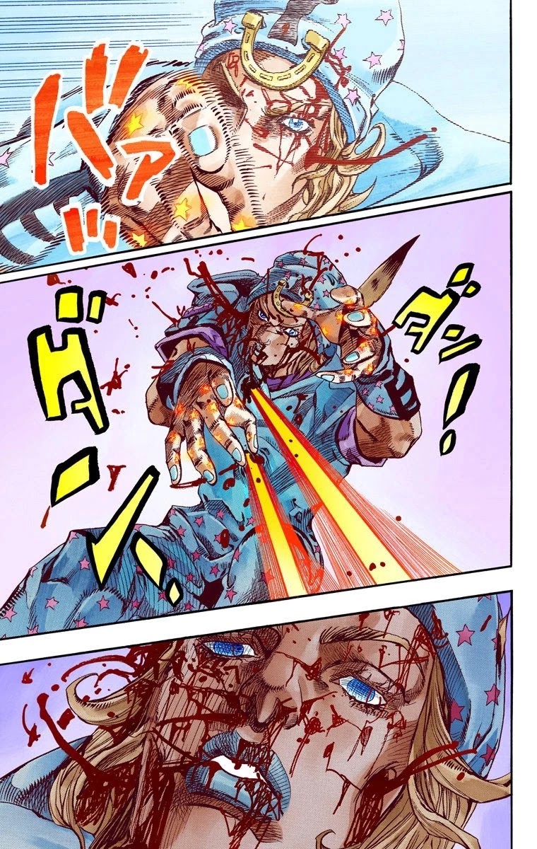 JoJo's Bizarre Adventure Part 7 - Steel Ball Run (Official Colored) Chapter 65 page 11 - Chapter 65: Chocolate Disco Part 2